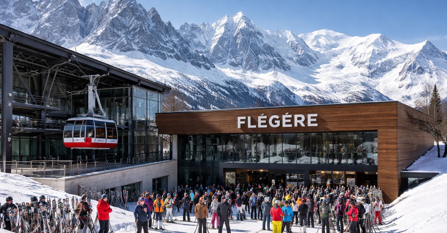 Sortie CHAMONIX LA FLEGERE 11.01.26